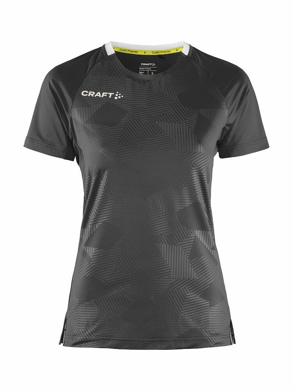 Craft Premier Solid Jersey W Asphalt - Suomen Brodeeraus