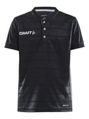 Craft Pro Control Button Jersey JR Black/white - Suomen Brodeeraus