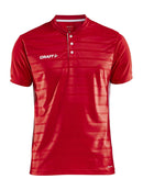 Craft Pro Control Button Jersey Red/white - Suomen Brodeeraus