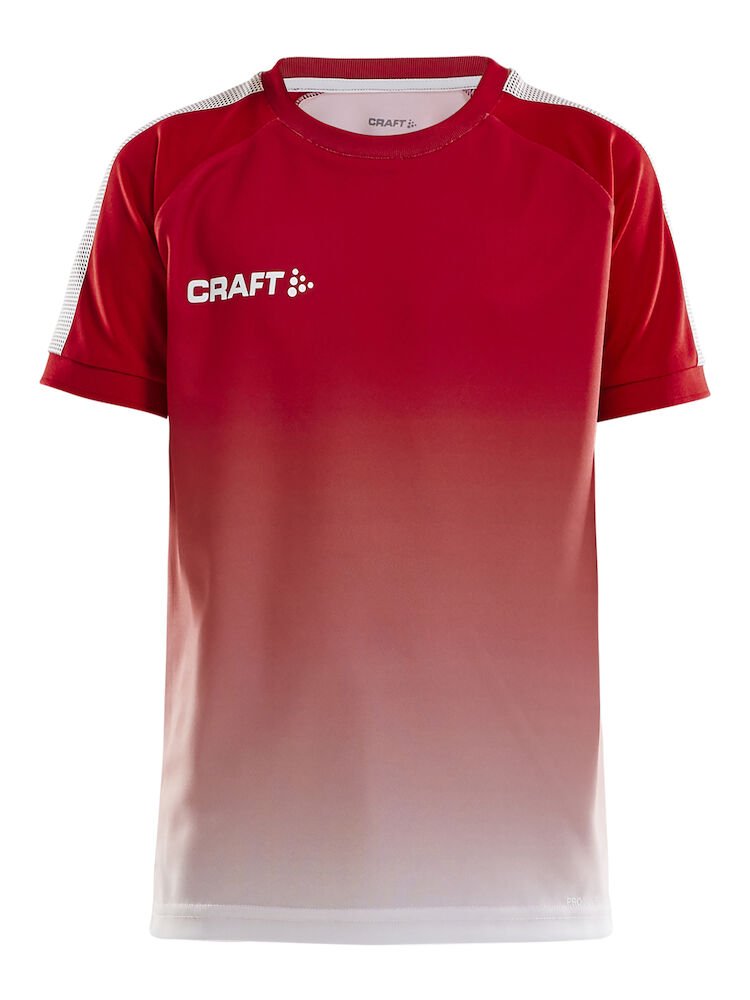 Craft Pro Control Fade Jersey JR Red/white - Suomen Brodeeraus