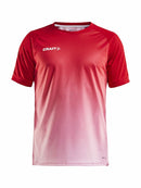 Craft Pro Control Fade Jersey M Red/white - Suomen Brodeeraus