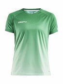 Craft Pro Control Fade Jersey W T green/whit - Suomen Brodeeraus