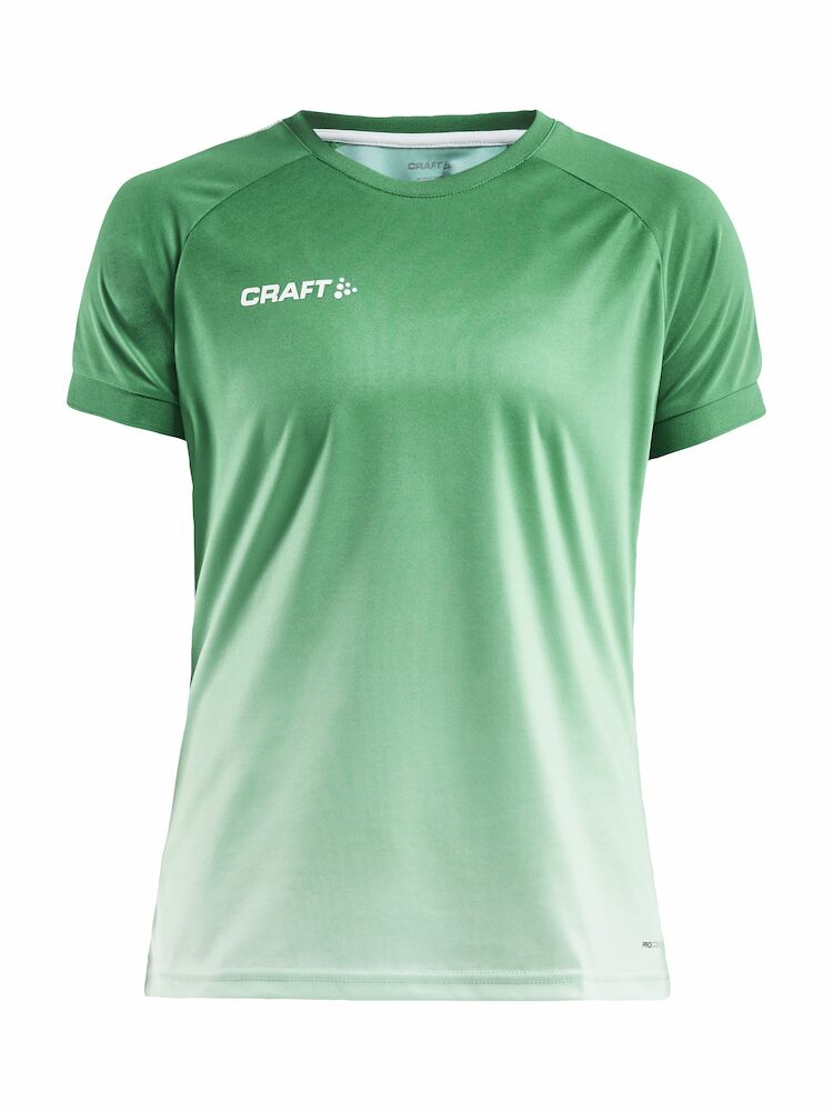 Craft Pro Control Fade Jersey W T green/whit - Suomen Brodeeraus