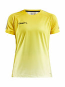 Craft Pro Control Fade Jersey W Yellow/black - Suomen Brodeeraus