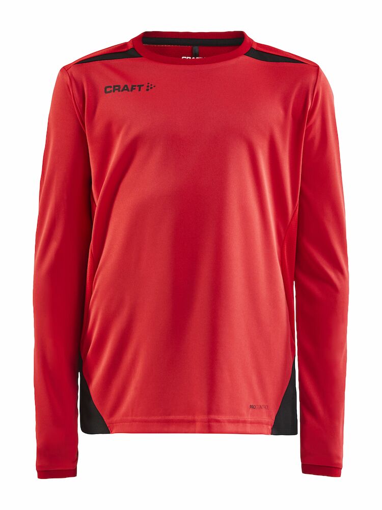 Craft PRO CONTROL IMPACT LS TEE J Red/black - Suomen Brodeeraus