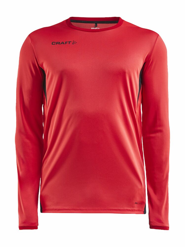 Craft PRO CONTROL IMPACT LS TEE M Red/black - Suomen Brodeeraus