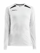 Craft PRO CONTROL IMPACT LS TEE W White/black - Suomen Brodeeraus