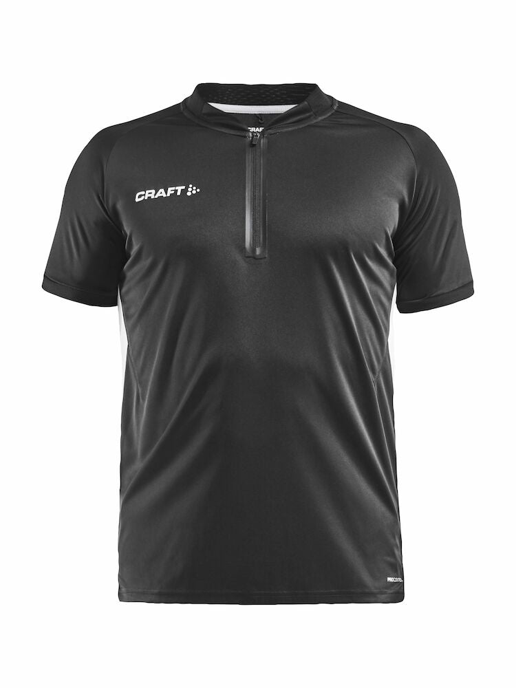 Craft Pro Control Impact Polo M Black/white - Suomen Brodeeraus