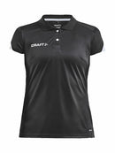 Craft PRO CONTROL IMPACT POLO W Black/white - Suomen Brodeeraus