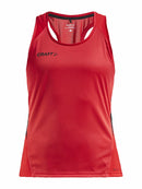 Craft PRO CONTROL IMPACT SINGLET W Red/black - Suomen Brodeeraus