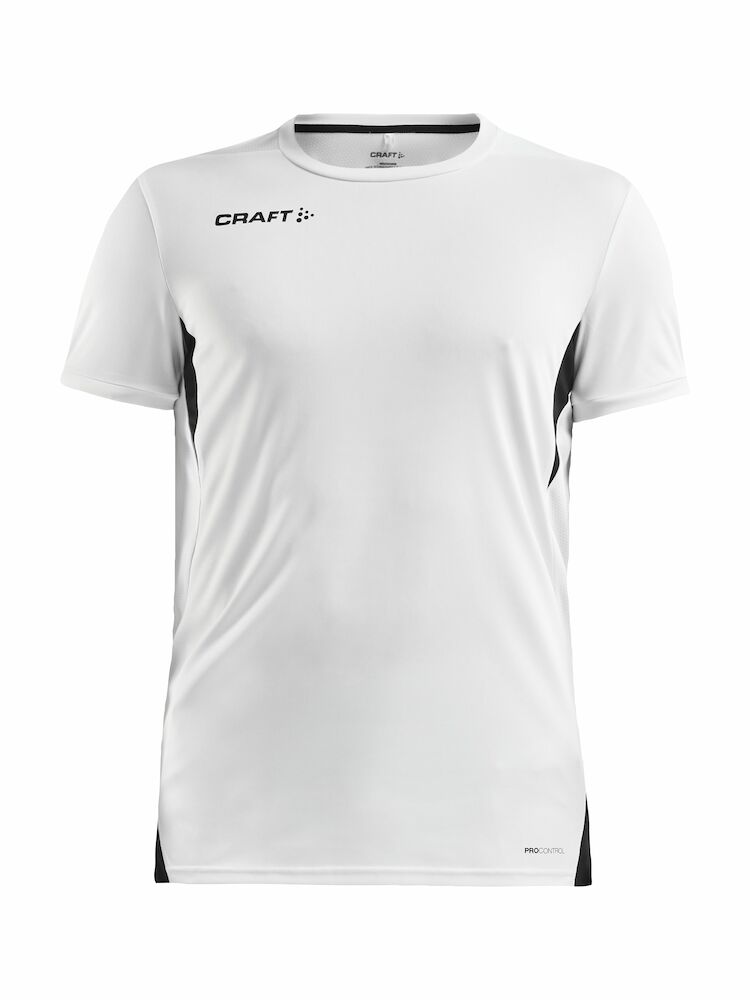 Craft PRO CONTROL IMPACT SS TEE M White/black - Suomen Brodeeraus