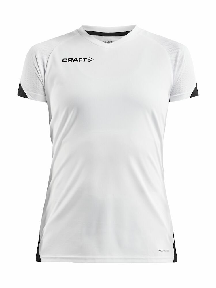 Craft PRO CONTROL IMPACT SS TEE W White/black - Suomen Brodeeraus