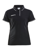 Craft Pro Control Poloshirt W Black/white - Suomen Brodeeraus