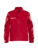 Craft Pro Control Softshell Jacket Bright red - Suomen Brodeeraus