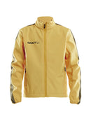 Craft Pro Control Softshell Jacket JR Yellow - Suomen Brodeeraus