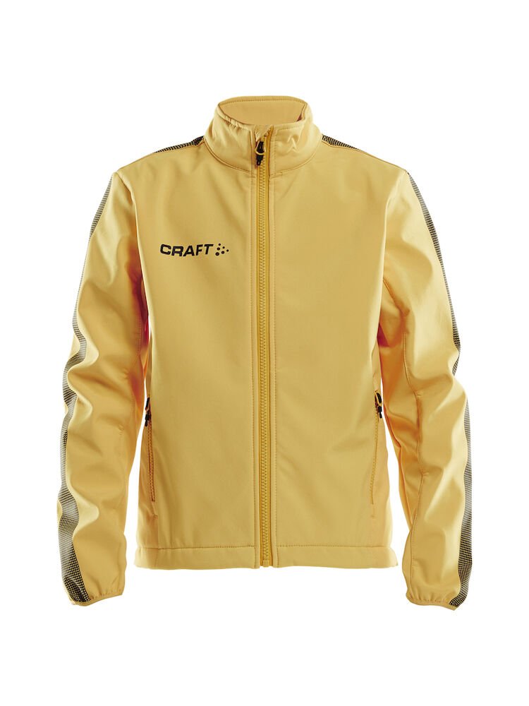 Craft Pro Control Softshell Jacket JR Yellow - Suomen Brodeeraus