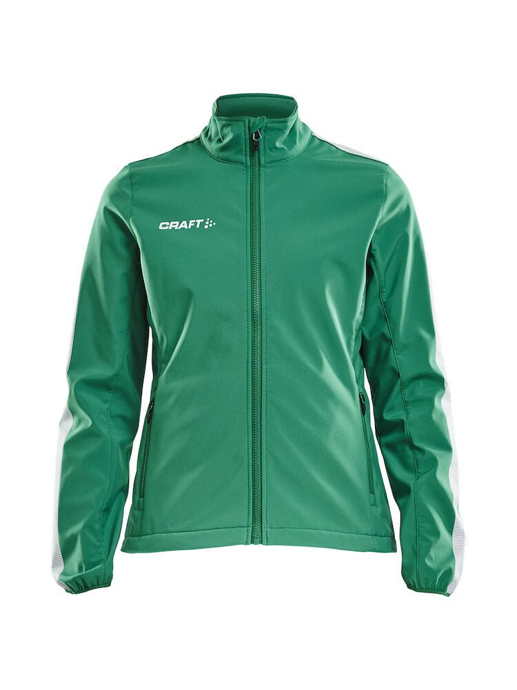 Craft Pro Control Softshell Jacket W Team green - Suomen Brodeeraus