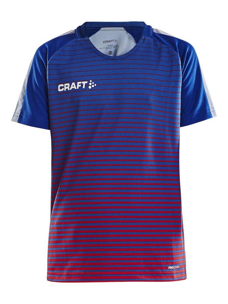 Craft Pro Control Stripe Jersey JR Cobolt/red - Suomen Brodeeraus
