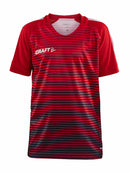 Craft Pro Control Stripe Jersey JR Red/navy - Suomen Brodeeraus