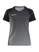 Craft Pro Control Stripe Jersey W Black/platin - Suomen Brodeeraus
