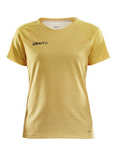 Craft Pro Control Stripe Jersey W Yellow/flumi - Suomen Brodeeraus