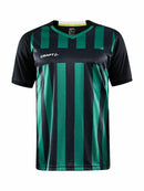 Craft Progress 2.0 Stripe Jersey M Black/T gree - Suomen Brodeeraus