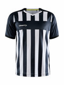 Craft Progress 2.0 Stripe Jersey M Black/white - Suomen Brodeeraus