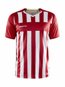 Craft Progress 2.0 Stripe Jersey M Red/white - Suomen Brodeeraus