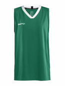 Craft Progress Basket Singlet Jr Team green - Suomen Brodeeraus