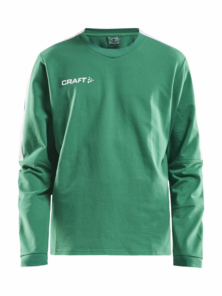 Craft Progress GK Sweatshirt T green/whit - Suomen Brodeeraus