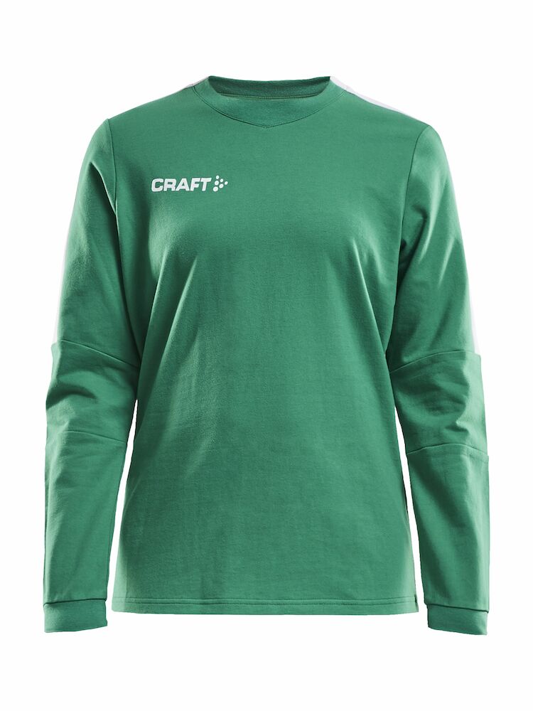 Craft Progress GK Sweatshirt women T green/whit - Suomen Brodeeraus