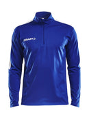 Craft Progress Halfzip LS tee men Club cobolt - Suomen Brodeeraus