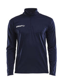 Craft Progress Halfzip LS tee men Navy - Suomen Brodeeraus