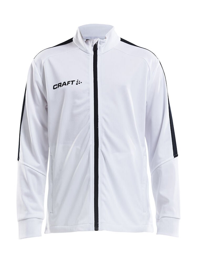 Craft Progress Jacket JR White - Suomen Brodeeraus