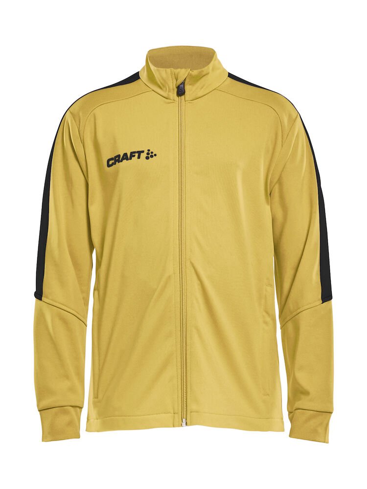 Craft Progress Jacket JR Yellow/black - Suomen Brodeeraus