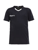 Craft Progress Jersey contrast JR Black/white - Suomen Brodeeraus