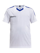 Craft Progress Jersey contrast JR White/royal - Suomen Brodeeraus