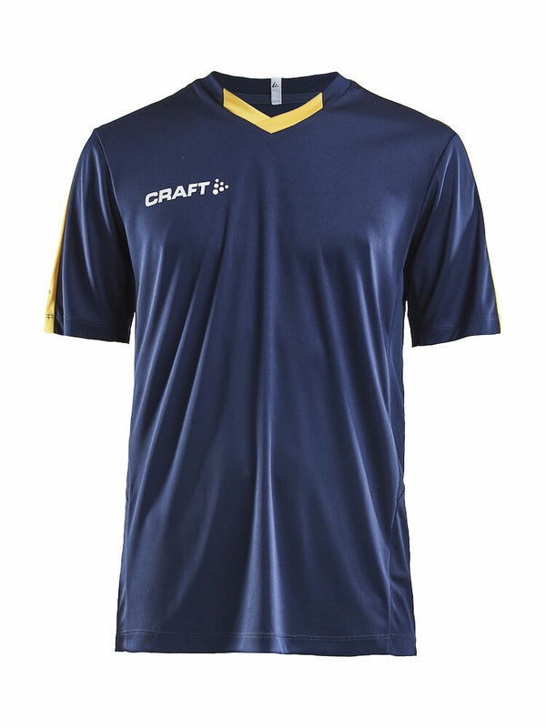 Craft Progress Jersey contrast men Navy/yellow - Suomen Brodeeraus