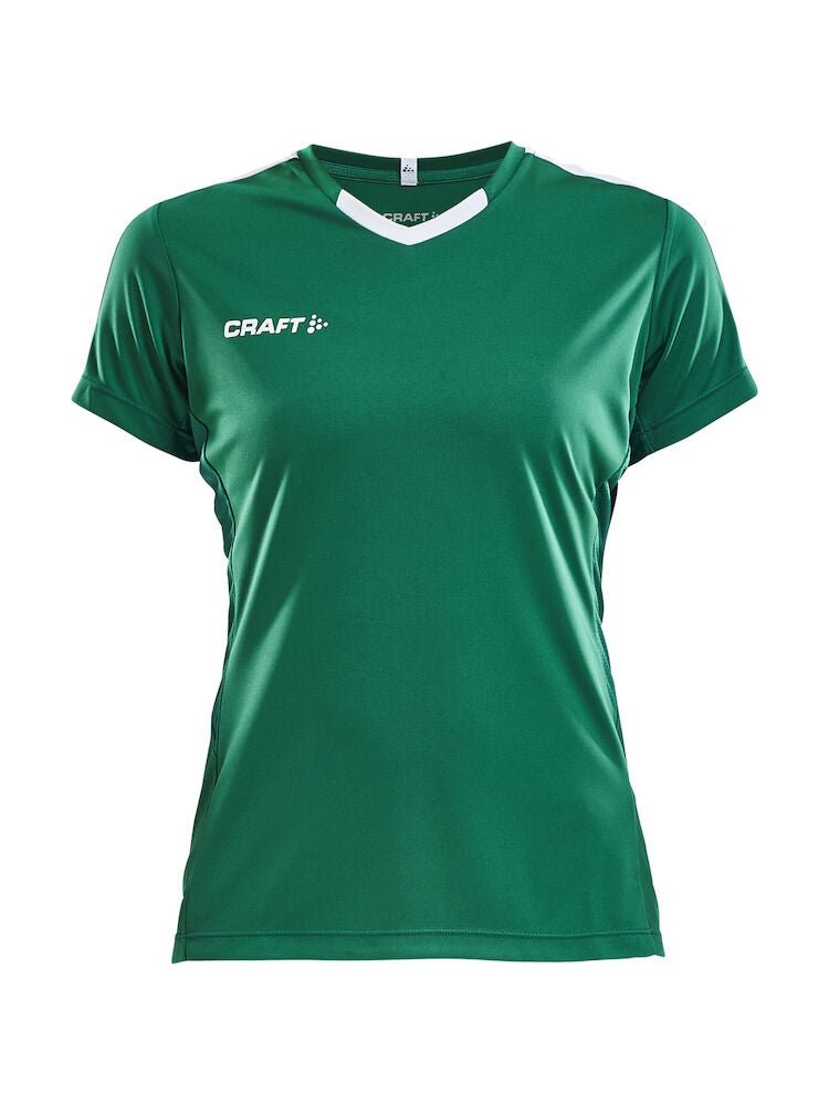 Craft Progress Jersey contrast wmn Team green - Suomen Brodeeraus