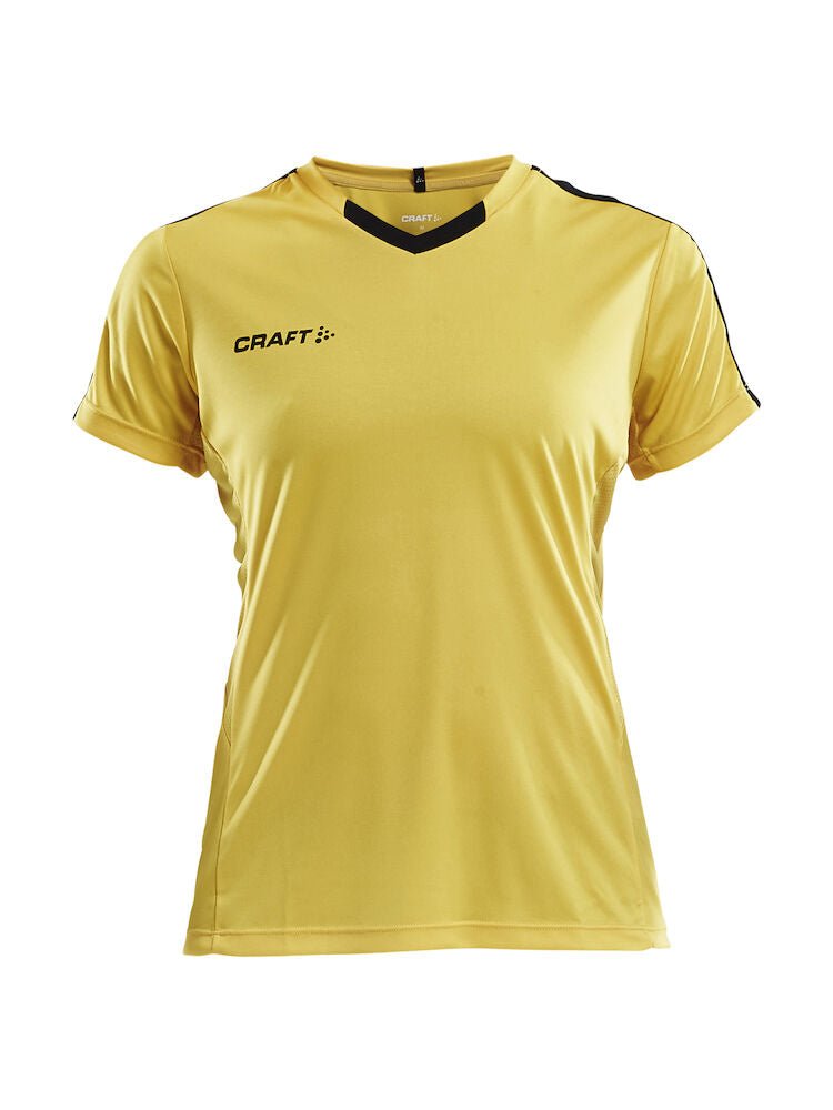 Craft Progress Jersey contrast wmn Yellow - Suomen Brodeeraus