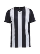 Craft Progress Jersey stripe JR Black/white - Suomen Brodeeraus