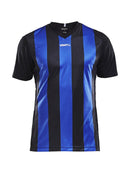 Craft Progress Jersey stripe men Black/cl cob - Suomen Brodeeraus