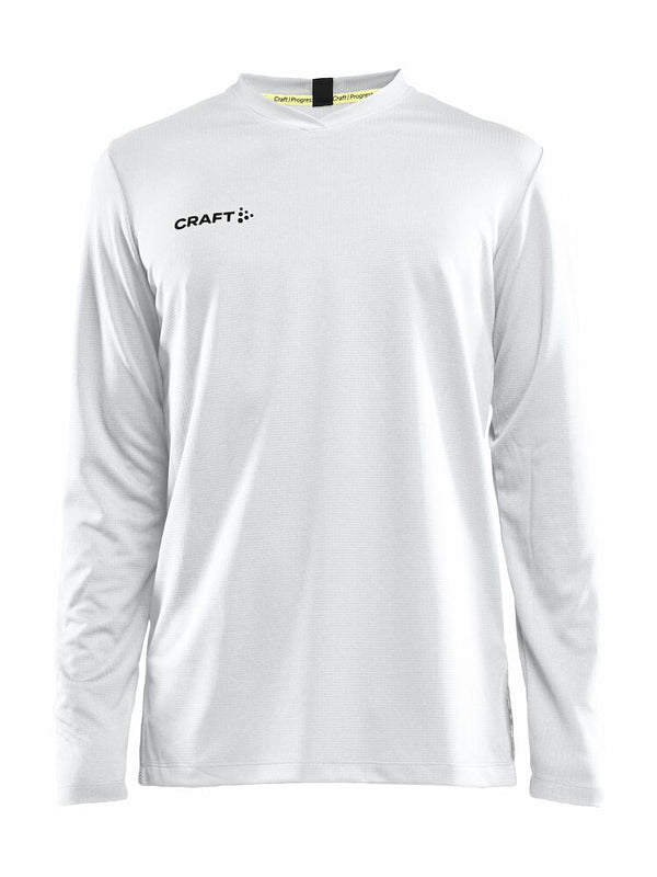 Craft Progress LS Basket Jersey M White - Suomen Brodeeraus