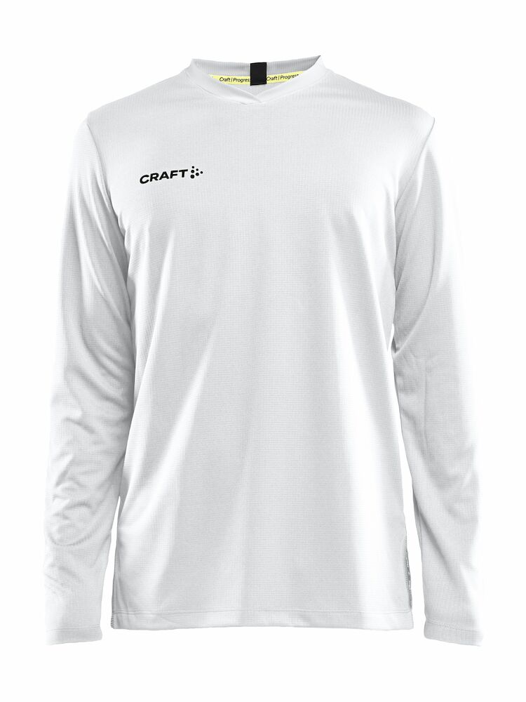 Craft Progress LS Basket Jersey M White - Suomen Brodeeraus