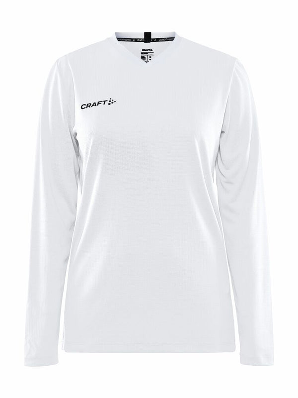 Craft Progress LS Basket Jersey W White - Suomen Brodeeraus