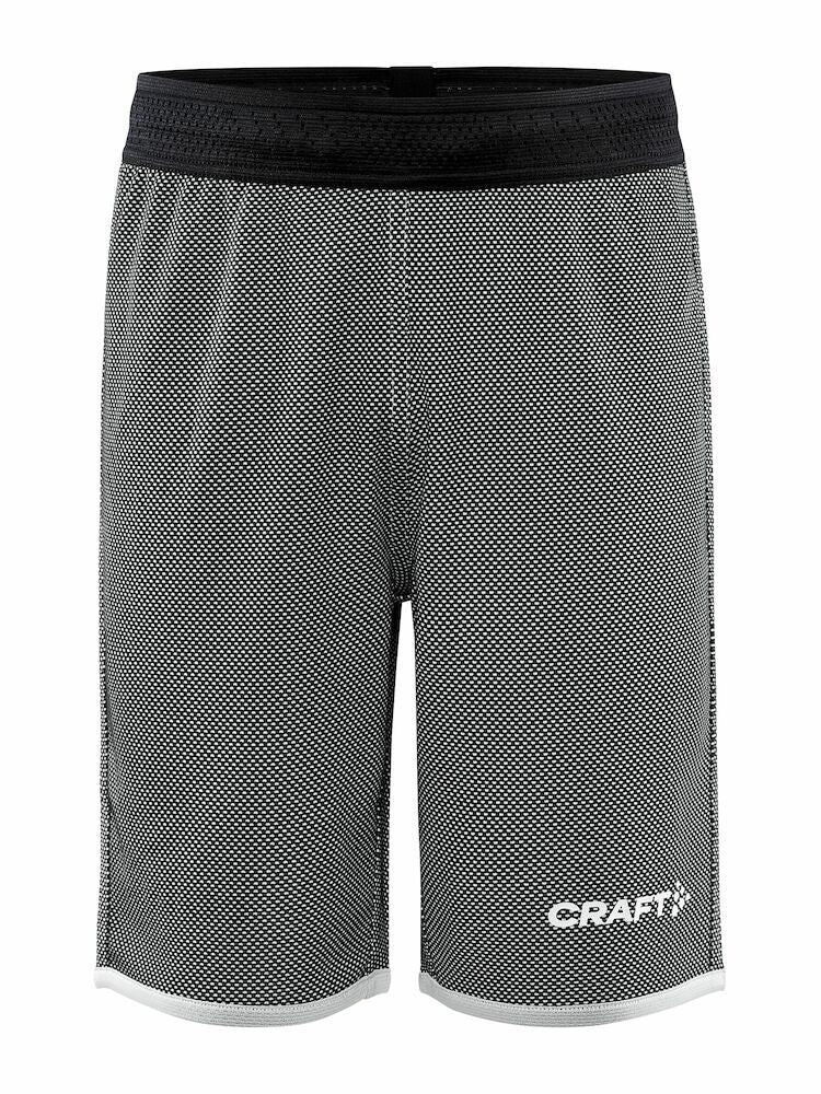 Craft Progress Rev. Shorts Jr Black/white - Suomen Brodeeraus
