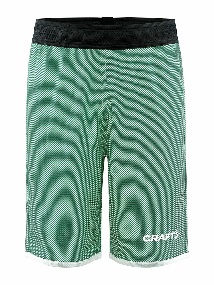 Craft Progress Rev. Shorts Jr green/whit - Suomen Brodeeraus