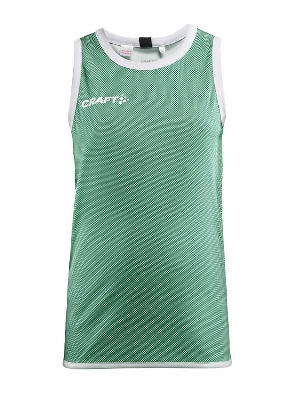 Craft Progress Rev. Singlet Jr Green/white - Suomen Brodeeraus