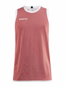 Craft Progress Rev. Singlet M Red/white - Suomen Brodeeraus