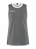 Craft Progress Rev. Singlet W Black/white - Suomen Brodeeraus